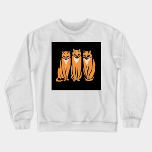 Cat playing with ball of yarn Crewneck Sweatshirt